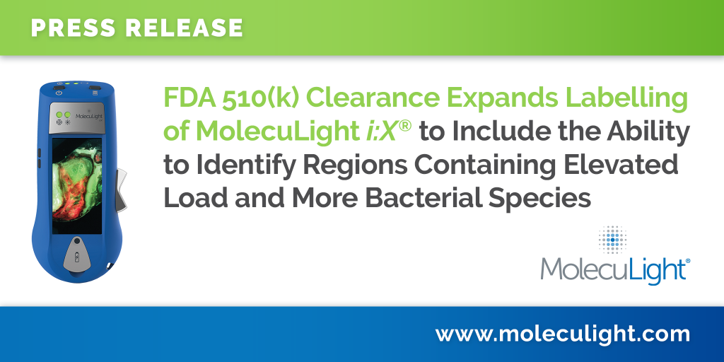 FDA 510(k) Clearance Expands Labelling Of MolecuLight I:X® To Include ...