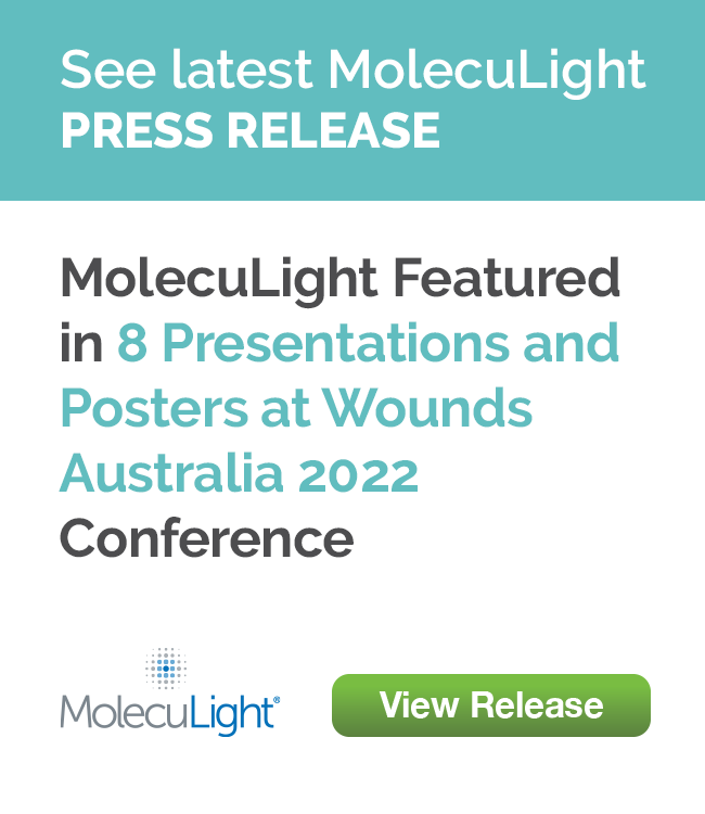 MolecuLight Featured in 8 Presentations and Posters  at Wounds Australia 2022 Conference