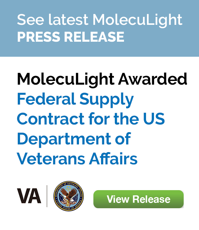MolecuLight Awarded Federal Supply Contract  for the US Department of Veterans Affairs